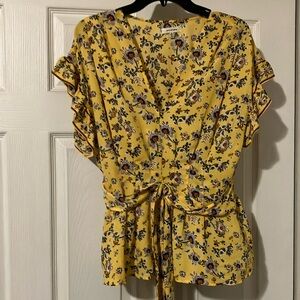 MAX STUDIO FLORAL TOP